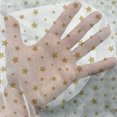 thumbnail image 3 of Star Tulle Curtains with Rod Pocket, Stars Pattern Illustration Creative Birthday Bachelorette Themed Print, Sheer Drape for Wedding Party 2 Panels, 7 Sizes, Yellow and White, by Ambesonne, 3 of 3