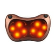G · PEH Shiatsu Shoulder Neck and Back Massager Pillow with Heat Deep Kneading Cushion