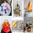thumbnail image 4 of Polvo comestible de Color dorado y plateado, suministros de decoración, purpurina, Mousse, pastel, Macaron, Chocolate, para hornear, 15g por botella, 4 of 4