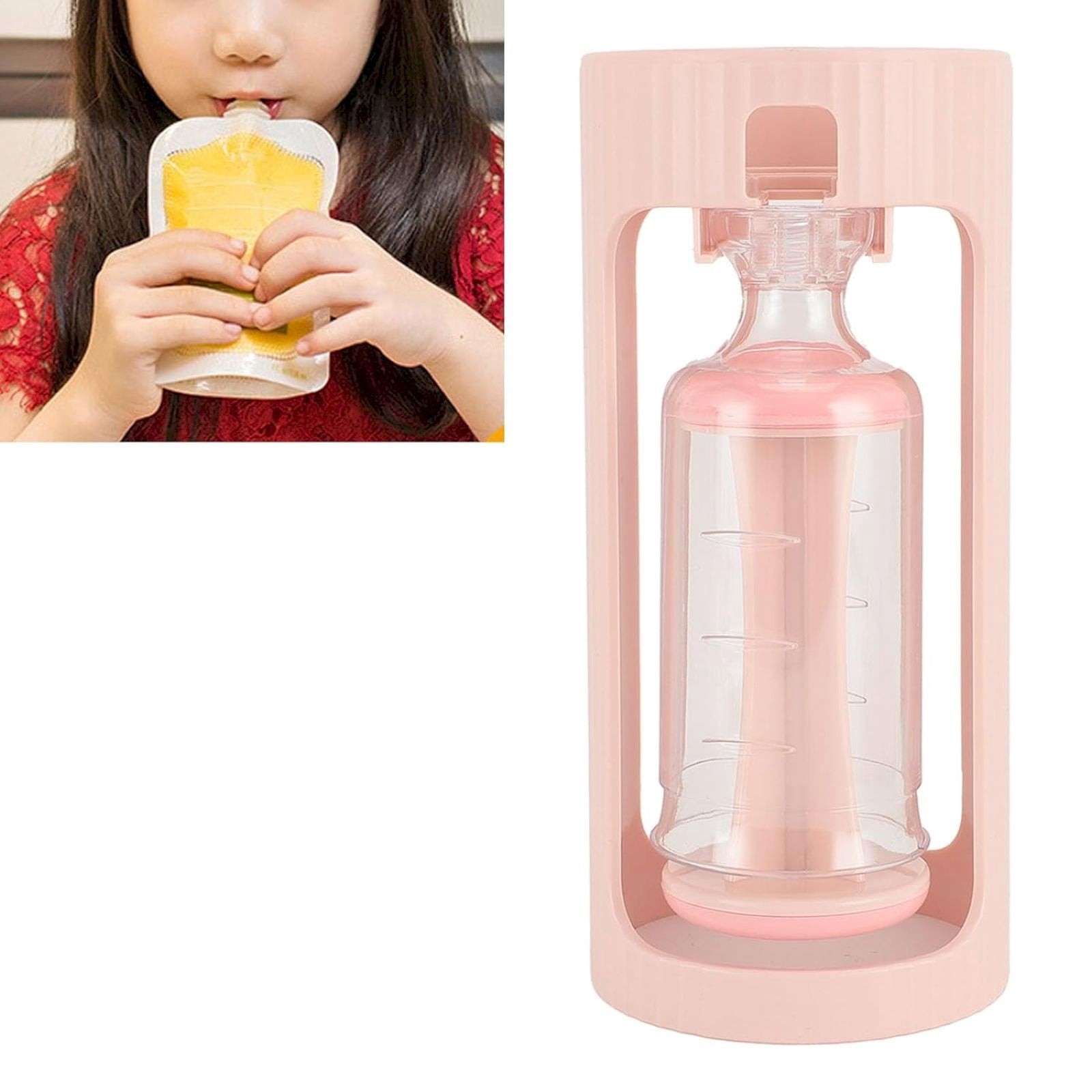 ZMKIAG Homemade Baby Food Pouch, Baby Food Storage Kids Squeezable Pouch, Reusable Baby Food Refillable Kit, 10pcs 118ml Baby Food Filling Maker for Baby Food Puree Storage and Snack Food Pouches