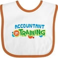 thumbnail image 3 of Inktastic Accountant in Training Accounting Boys or Girls Baby Bib, 3 of 4