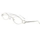 thumbnail image 4 of Gafas de sol shamjiam Clásico Unisexo Gafas Deportivas para golf de Pesca con Polígono Estructura Metálica Marco plano plateado luz, 4 of 6