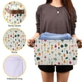thumbnail image 3 of Yayeee 2 Pack Canvas Storage Basket with Handles for Shelves Fabric Bins Closet Organizer, Beige Vegetables Pattern, 3 of 8