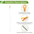 thumbnail image 5 of Unique Bargains Engine Oil Dipstick for Lincoln Mark LT 8 Cyl 5.4L 2006-2008 Orange Oil Level Dip Stick Double Hole Indicator Plastic Metal 1 Pc, 5 of 6