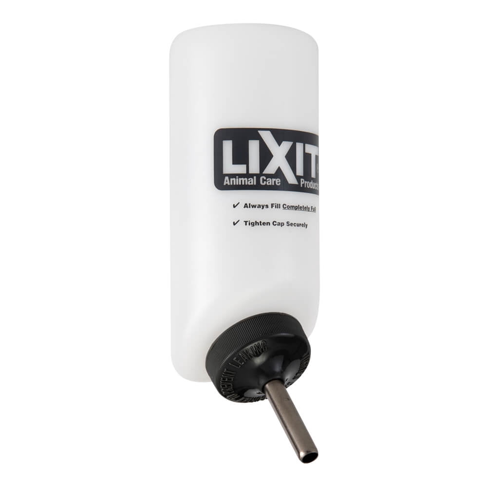 (4 pack) Lixit Wide Mouth Cage Water Bottles for Rabbits, Ferrets, Guinea Pigs, and Chinchillas