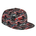 thumbnail image 2 of Goofa Red And Blue Cars Printed Men's Baseball Cap,Straight Brim Hat,Golf Dad Hat,Versatile Style,Sun Protection Cap,Travel Hat, 2 of 9
