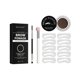 thumbnail image 1 of Conjunto de modelado de cejas Mujeres Hombres, Niñas Mejoradores de cejas maquillaje Impermeable a prueba de sudor, Conjunto de plantillas de Marrón medio Sunnimix Modelado de cejas, 1 of 8