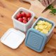 thumbnail image 5 of Jinyi Food P Boxes Double- Layer Drain Basket Frid Food Fruit Stora Containers Double- Layer Boxes Food Containers (3pcs), 5 of 5