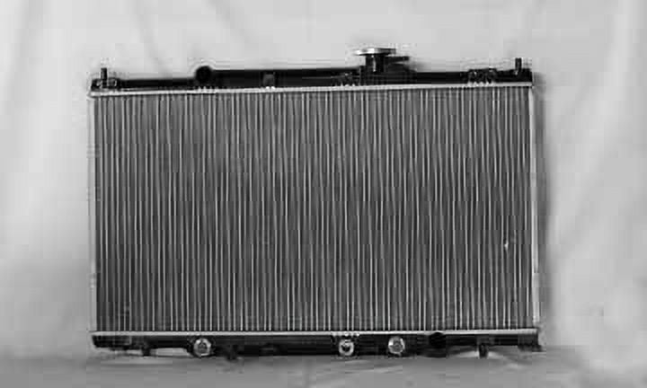 TYC 2926 Replacement Radiator For Honda Civic - 1 Row Plastic Aluminum, OE Comparable Fit