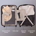 thumbnail image 4 of Jetstream® 2-Piece Carry-On Luggage Set – 20" Hardside Spinner Carry On Suitcase and Foldable Travel Backpack, 4 of 11
