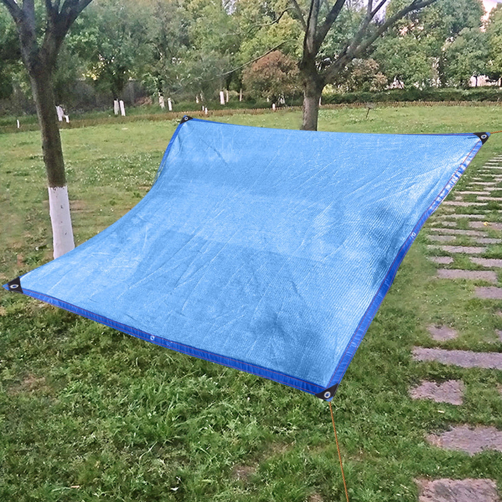 Summer Savings Clearance! Boovnll Sun Shades Outdoor Patio, 6.6x10Ft Rectangle Sand UV Block Sunshade Mesh Insulation Permeable Heavy Duty Shade Cloth for Outdoor Patio Yard Backyard Garden, Sun Shade