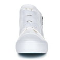 thumbnail image 6 of JENN ARDOR Women Platform Sneakers Hidden Wedge Canvas Shoes with Zipper, 6 of 6