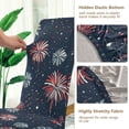 thumbnail image 5 of Yayeee 2 Pack Dining Chair Covers Stretch Parson Chairs Slipcovers Seat Protector, Starry Fireworks Pattern, 5 of 6