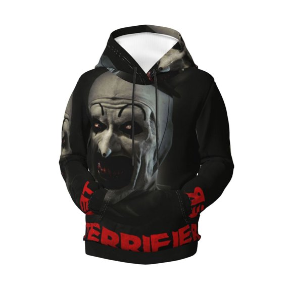 Terrifier Teen Boys Girls Hoodies 3D Printed Hooded Sweatshirts for Kids Long Sleeve Casual Unisex Pullovers with Pockets