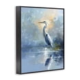 thumbnail image 2 of Stupell Industries Coastal Tranquil Heron with Dawn Glow Black Framed Giclee Art, 11 x 14, by Creative Studio, 2 of 8