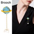 thumbnail image 4 of Broches Créatives d'Astronaute de la Terre à la Mode Broches Planète, 4 of 9