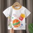 thumbnail image 2 of TAIAOJING Boys Casual Short Sleeve T-Shirts For Toddler Kids Soft O-Neck Tee Comfortable Daily Wear Tops For Baby Boys 6 Months To 6 Years Cute 12-18M, 2 of 3