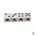 thumbnail image 1 of Clear Gem Dice Valve Caps Set for TireWheel Stem Ideal for Car Hot R7, 1 of 9