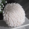 thumbnail image 3 of Toalla de mano absorbente para colgar en la cocina y el baño, toalla de felpa de chenilla de secado rápido, 6,8 pulgadas, 4 colores, toalla de mano con bola difusa, toalla de mano con bola de pelusa,, 3 of 7