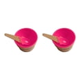 thumbnail image 1 of Bewildely Taza de helado para niños Postre para niños Mezcla de helado Tazón de PP con cuchara Vajilla Vajilla, rosa roja Rosa roja 2piezas Bewildely CBP146443, 1 of 6