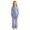 Blue, variant on CPNG Girls Casual Outfit Set Solid Color Crewneck Long Sleeve Crop Tops and Matching Straight Leg Pants 2 Piece Set