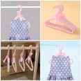 thumbnail image 3 of LIFKOME 3Pcs Pink Small Size Hangers for Baby Clothes Drying, 3 of 8