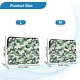 thumbnail image 4 of FORMRS 13"-13.3" Laptop Sleeve Protective Case Soft Carrying Quilted Computer Bag Cover, Army Green Camouflage Pattern, 4 of 7
