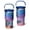 Colorful Sky Coconut, variant on 20 Oz Tumbler Colorful Small Broken Flowers Tumbler with Lid and Straw, Birthday Gift Cup for Friend Women Men Coffee Travel Mug Thanksgiving Day Halloween Christmas Gift Water Bottle
