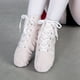 thumbnail image 3 of Zapatillas deportivas para hombre y mujer, zapatos de baile de Jazz, botas de baile con cordones, color azul, rojo, negro, tostado, verde y blanco, novedad de 2022, 3 of 5