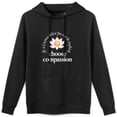 thumbnail image 1 of Sudadera con capucha de flor de loto inspirada en el zen curativo, algodón agradable para la piel, estilo unisex., 1 of 5
