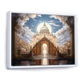 thumbnail image 2 of Designart "Entrance To Peter'S Pearly Paradise I" Christianity Floater Framed Canvas Wall Art, 2 of 5