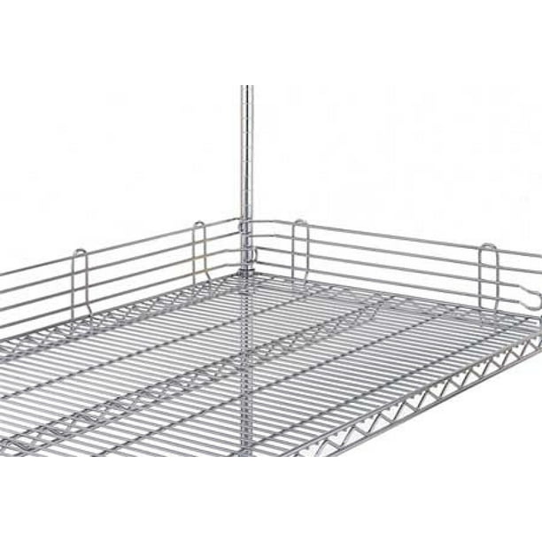 Metro L30n 4c Shelf Side Back Ledge 4 Quot H X 30 Quot W 2pk Walmart Com Walmart Com
