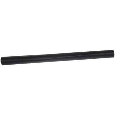 Table Mate Black Plastic Disposable Table Cover - 40"W x 150 Foot Roll