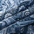 thumbnail image 2 of Dintszyayue Navy Quilt Set Queen Size,3Pcs Bohemian Bedding Set Lightweight Paisley Adult(90"x 96"), 2 of 6