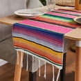 thumbnail image 3 of Mexico Colorful Stripes Printing Table Runner for Home Party Decoration, 3 of 6