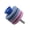 Blue&Pink, variant on Naierhg Wear-resistant Electric Drill Lawn Mower Grinding Machine Trimmer Sharpen Tool,Blue&Pink