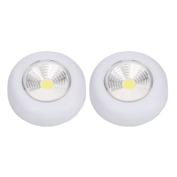HIBIBUD 2 Pcs/Pack Emergency Light Small Night Stick up Lights for Closet LED Push Lamp