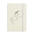 thumbnail image 1 of Carnet de Notes Art Déco Mode Jeu de Bulles Couverture Rigide en Tissu Journal Classique, 1 of 3