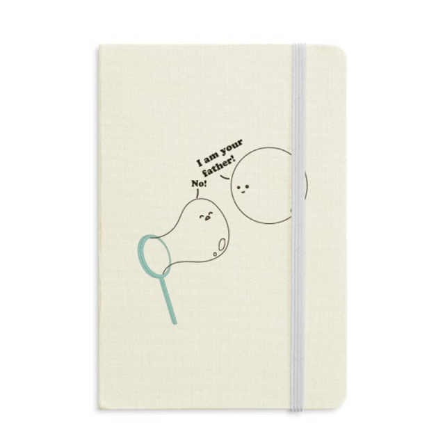 Carnet de Notes Art Déco Mode Jeu de Bulles Couverture Rigide en Tissu Journal Classique