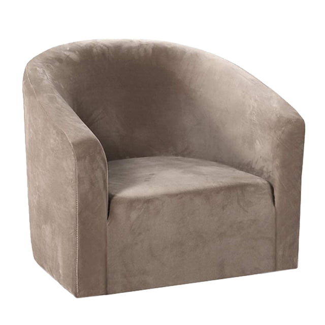 Housse de Canapé Extensible en Velours Antidérapante Multicolore au Choix Marron