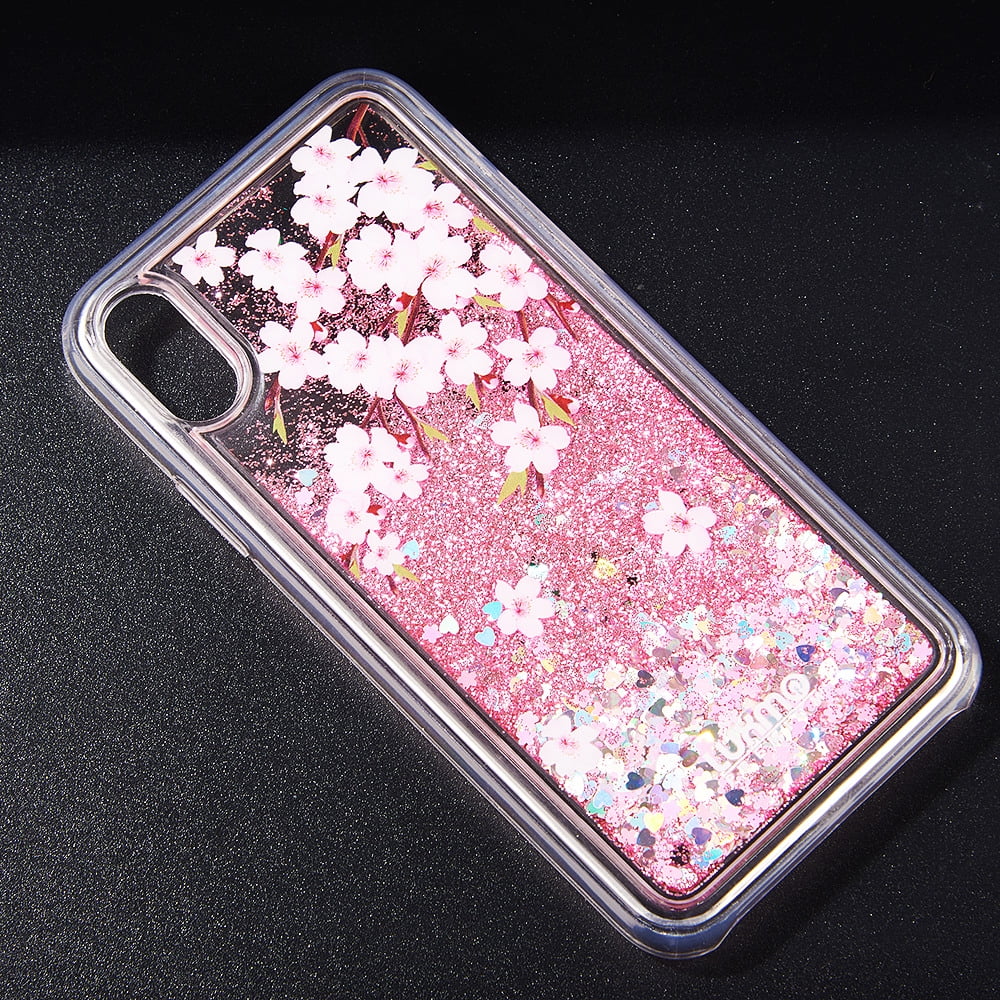Beautiful Liquid Glitter Waterfall Cellphone Case for iPhone Xs , iPhone X