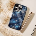 thumbnail image 6 of Winter Wonderland Galaxy Snowflake Phone Case for iPhone 11/12/13/14/15/16 (Pro Max/Plus) - Festive Design, Holiday Gift, Durable & Stylish, 6 of 9