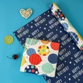 thumbnail image 4 of ELVY - Reversible Birthday Wrapping Paper Roll For Boys Girls Kids Men Women - Colorful, 4 of 6