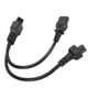 thumbnail image 5 of Cable De Alimentación Hembra IEC 320 C6 Macho A C13 C5, Enchufe De Alimentación Divisor Y 1 En 2 Salida Retardante De Llama Para Monitores De Altavoces Portátiles, 5 of 7