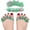 Green-pink, variant on KALAKALA Toe Separator Toe Spacers W/Colorful 5-Loops Gel Spreader Stretchers for Bunion Bunionette Correcting-Feet Pain Relief-Toes Splints Fights Overlapping Hammer Toes
