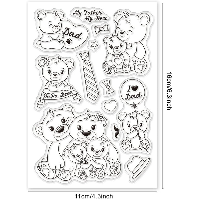 Animal Farm Silicone Clear Seal Stamp DIY Scrapbooking Embossing Photo  Album Dec Clear Stamps Happy Birthday Clear Stamps for Journaling Clear  Stamps