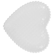 STRANDCHIC White Ceramic Heart Shaped Plate for Home Use Microwave Safe Fruit Snack Breakfast Salad Tray 7.1 Inches