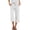 52# White, variant on Capri Pants for Women Palazzo Pants Casual Petite Pull on Wide Leg Trousers with Pockets Summer High Waisted Drawstring Pants Khaki 2XL