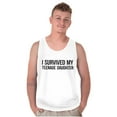 thumbnail image 5 of I Survived My Teenage Daughter Funny Tank Top T Shirts Men Women Brisco Brands M, 5 of 6