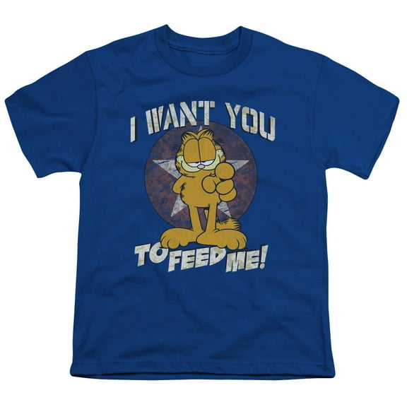Garfield - I Want You - Youth Short Sleeve Shirt - X-Large